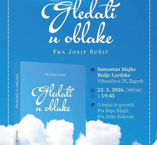 Predstavljanje knjige fra Josipa Sušića "Gledati u oblake"
